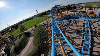 Berg und Tal Hetz  POV  Skyline Park  Visa Coasters  Family Launch Coaster  MX624 [upl. by Ayikahs798]