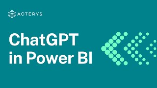 ChatGPT in Power BI [upl. by Stricklan]