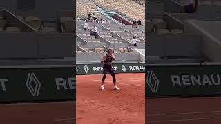 Aryna Sabalenka During Practice [upl. by Enirehtak725]