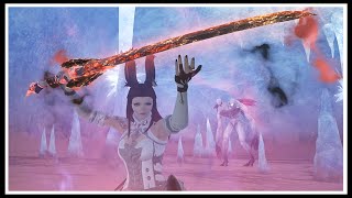 FFXIV  Eureka Pyros Ying Yang NM Haunter of the Dark Solo Samurai POV  Gisaki Lunaa [upl. by Anileuqcaj862]