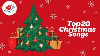 Top 20 Christmas Carols amp Songs Playlist with Lyrics [upl. by Eerrehs707]