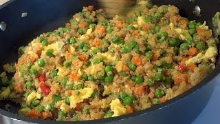 Quinoa Recipe  Quinoa Fried quotRicequot [upl. by Htebzile]