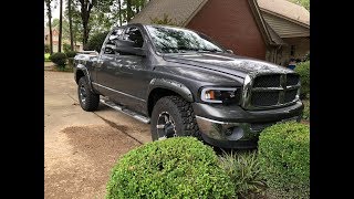 2004 Dodge Ram Fender flares install [upl. by Ecinerev]