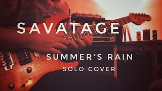 Savatage  Summers Rain Solo Cover [upl. by Kariotta668]