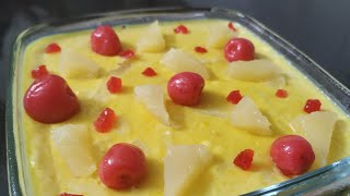 Easy Pineapple delight  Quick Simple and Delicious No Bake Dessert recipePineapple dessert [upl. by Adilem]