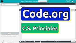 Codeorg Lesson 91 Functions ExploreInvestigate  Tutorial and Answer  Unit 4 CSP [upl. by Euqinomad]