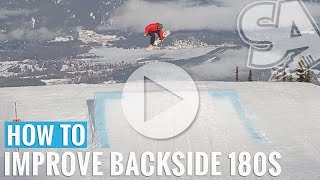 How To Improve Backside 180s On A Snowboard [upl. by Morez]