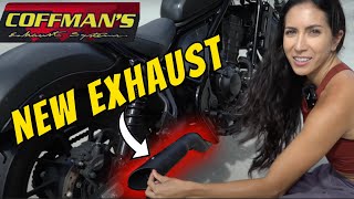 Coffmans Thunder Exhaust on Honda Rebel Worth the Hype Install amp Review [upl. by Le]