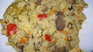 Pilaf cu legume si ciuperci GatesteRepedeBlogspotRo [upl. by Aroon]