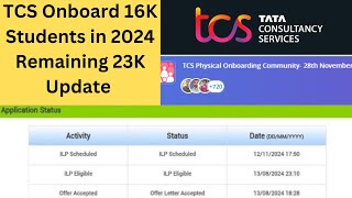 TCS Joining 2024  TCS Onboarding Update  TCS Onboard 16K Student from July 2024 [upl. by Aerdnua]