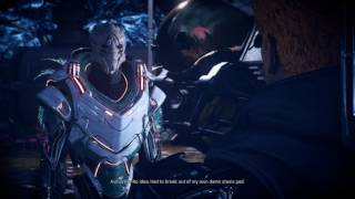 Mass Effect Andromeda Talk to Turian Leader Spectre Avitus Rix [upl. by Wycoff]