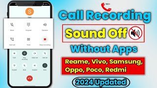 Auto Call Recording Without Announcement Google dialer Any Android Device 2024 New Trick [upl. by Siocnarf]