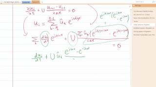 Lecture 05 Part 7 von Neumann stability analysis of linear advection [upl. by Rosabelle748]