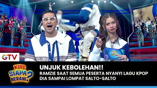 SALTOSALTO Ramzie Jungkir Balik Denger Lagu KPOP  KUIS SIAPA BERANI  PART 3 [upl. by Garbe]