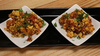 Paneer Bhurji  5 Best Paneer Recipes  Sanjeev Kapoor Khazana [upl. by Luba]