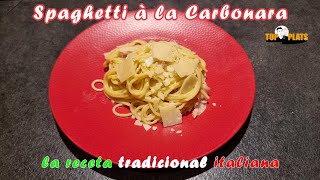 La Vraie Recette des Spaghetti Carbonara  Pas de Crème Juste lAuthenticité Italienne [upl. by Alehcim684]