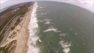 Jeanette and Peter on an Outer Banks flight with Coastal Helicopters [upl. by Aros]