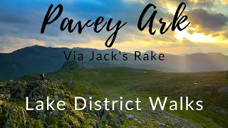 Pavey Ark Via Jacks Rake  Harrison Stickle  Lake District Walks [upl. by Jillian303]