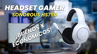 Probamos Audífonos Gamer Balam Rush Sonorous HS750 ¡Buenos y económicos [upl. by Madlin302]