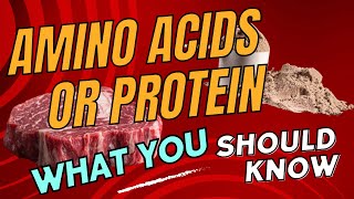 Amino Acids vs PROTEIN [upl. by Froh855]