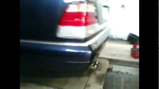 Mercedes S320 w140 Straight pipe  exhaust sound [upl. by Jarad664]