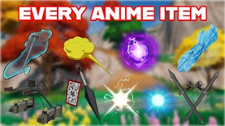 Ranking EVERY ANIME ITEM In FORTNITE HISTORY From WORST To BEST [upl. by Airamak]