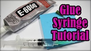 Loading amp Using a Glue Dispensing Syringe using E6000 and Gemtac Adhesives [upl. by Acinomahs]