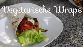 Vegetarische Wraps  gesunder Snack [upl. by Oicnedurp]