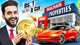 I became a Property Dealer to turn Rs1 into a Car 😍 [upl. by Harrow400]