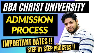 Christ University BBA Admission process 2022 Entrance exam syllabus pattern complete details [upl. by Notsgnik]