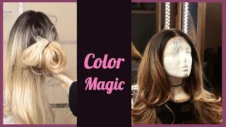 DIY 15 Dye Job  Better than a Salon  Cheap Synthetic Wig [upl. by Pratt]