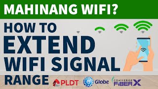 PAANO PALAKASIN ANG WIFI SIGNAL  HOW TO EXTEND WIFI SIGNAL RANGE [upl. by Akirat711]