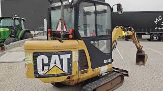 B2B Auctions AS  CATERPILLAR 3018C minigraver med 3 cylinder diesel motor [upl. by Oiragelo654]