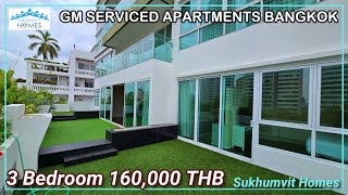 BIG Terrace Luxury Apartment Bangkok GM Serviced Apartments 160000 THB Monthly [upl. by Karena]