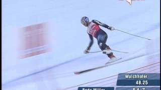 Bode Miller on one ski Bormio 2005 HQ [upl. by Nuhsal199]