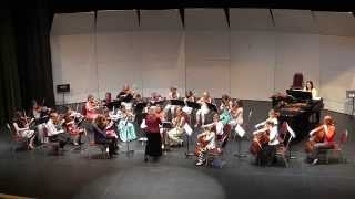 Rigaudon by Henry Purcell  Suzuki String Orchestra [upl. by Marduk]