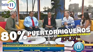 Adelante Reunificacionistas va a TeleOnce a hablar de Nacionalidad Española y la Encuesta EXPLOTA💥 [upl. by Mossman]