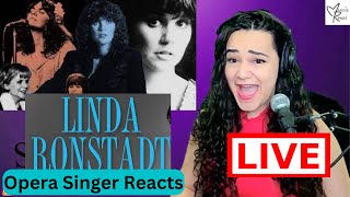 Linda Ronstadt 100 million records sold Why is she this good  Opera Singer LIVE REACTION 🌺 [upl. by Kaz110]