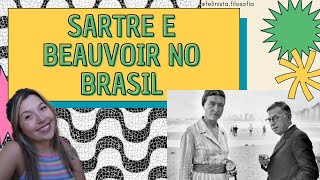 SARTRE E BEAUVOIR NO BRASIL  FELINISTA [upl. by Nwahsir]