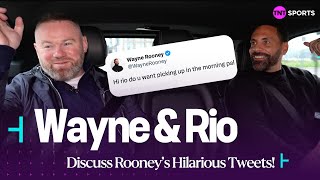 quotI TWEETED MR BEAN FUNNY” 🤣 Rooney amp Rio on their experience with social media and football 📱😅 [upl. by Cutter201]