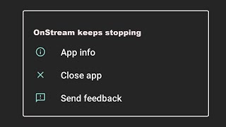 How To Fix OnStream App Keeps Stopping problem Solution in Android Phone [upl. by Tatiana]