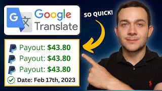 Get Paid Using Google Translate Make Money Online 2023 [upl. by Judenberg862]