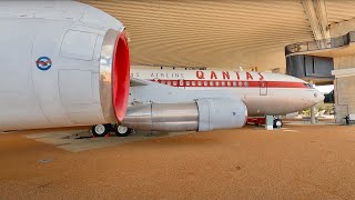 Tour through the unique Boeing 707 made just for QANTAS on display in Longreach [upl. by Ssalguod]