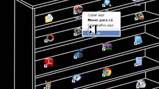 Como deixar ícones Desktop Sem Nome PARTE1 [upl. by Shaun920]