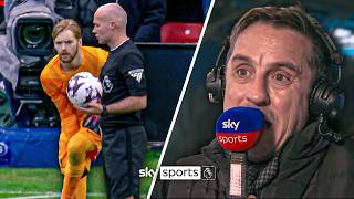 quotDo they want a replayquot 🤨  Gary Neville on Nottingham Forests outrage after dropball [upl. by Lramaj]