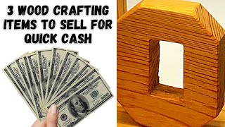 3 woodworking projects that sell quickly and easily  wood craft ideas [upl. by Vladamar]