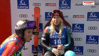 AUDI FIS Ski World Cup finals  Womens GS  Saalbach AUT March 17 2024 2nd run [upl. by Orimisac]