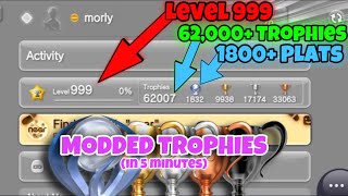 2024 How to mod trophies on your Playstation account MAX LEVEL  In under 5 Minutes [upl. by Nahamas]