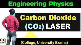 Carbon dioxide CO2 Laser and its working in engineering physics rgpv unit4 Lasers  physics rgpv [upl. by Horne945]