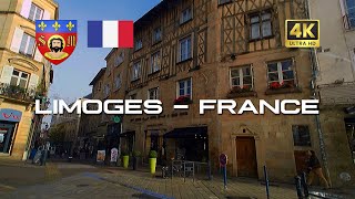 Limoges  France  Scenic Drivre  4k  60fps [upl. by Einaj170]